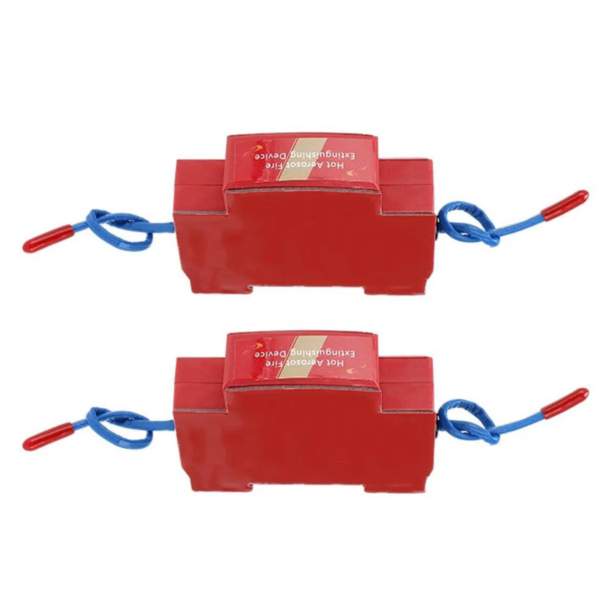 Système de suppression automatique d'incendie pour armoires électriques, dispositif d'extinction d'incendie par aérosol thermique avec doubles buses, activation automatique à 170°C monté sur rail DIN
