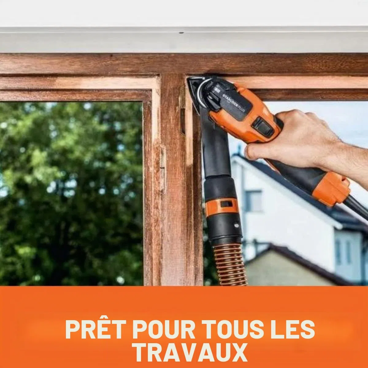 FEIN Doigts de ponçage, Condit.2 Pce, Porte-outil Starlock, Forme de doigt, fixation autoagrippante. Idéal pour accéder aux endroits exigus et profonds