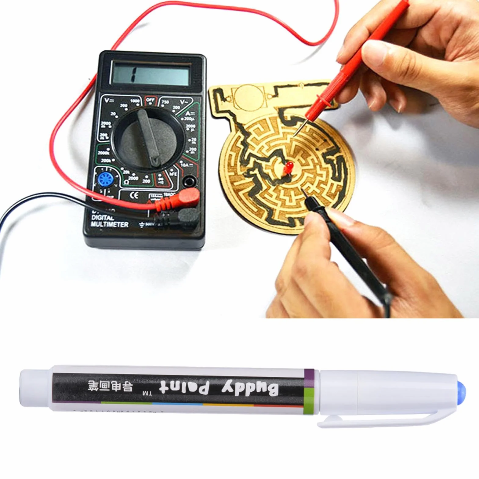 Stylo de Réparation de Carte de Circuit Imprimé de Stylo de Peinture à Encre Conductrice électronique Eujgoov pour la Réparation de Carte de Circuit Imprimé