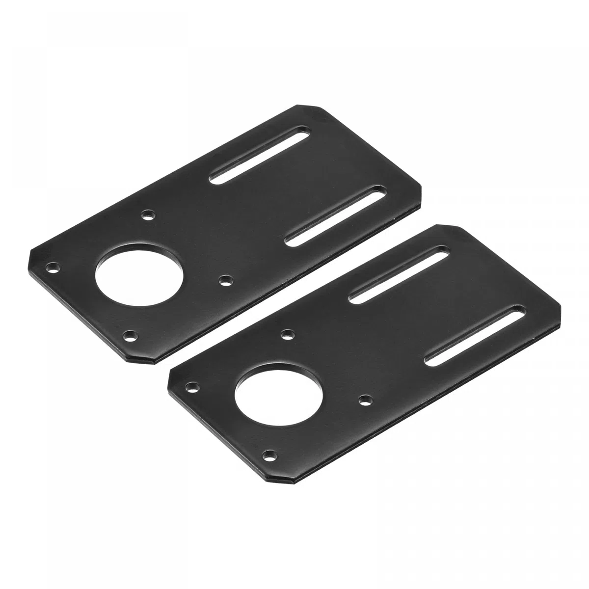 sourcing map Moteur Support Moteur Montage Support 100x50mm Noir pour NEMA 17 Pas à pas Moteur 2pcs