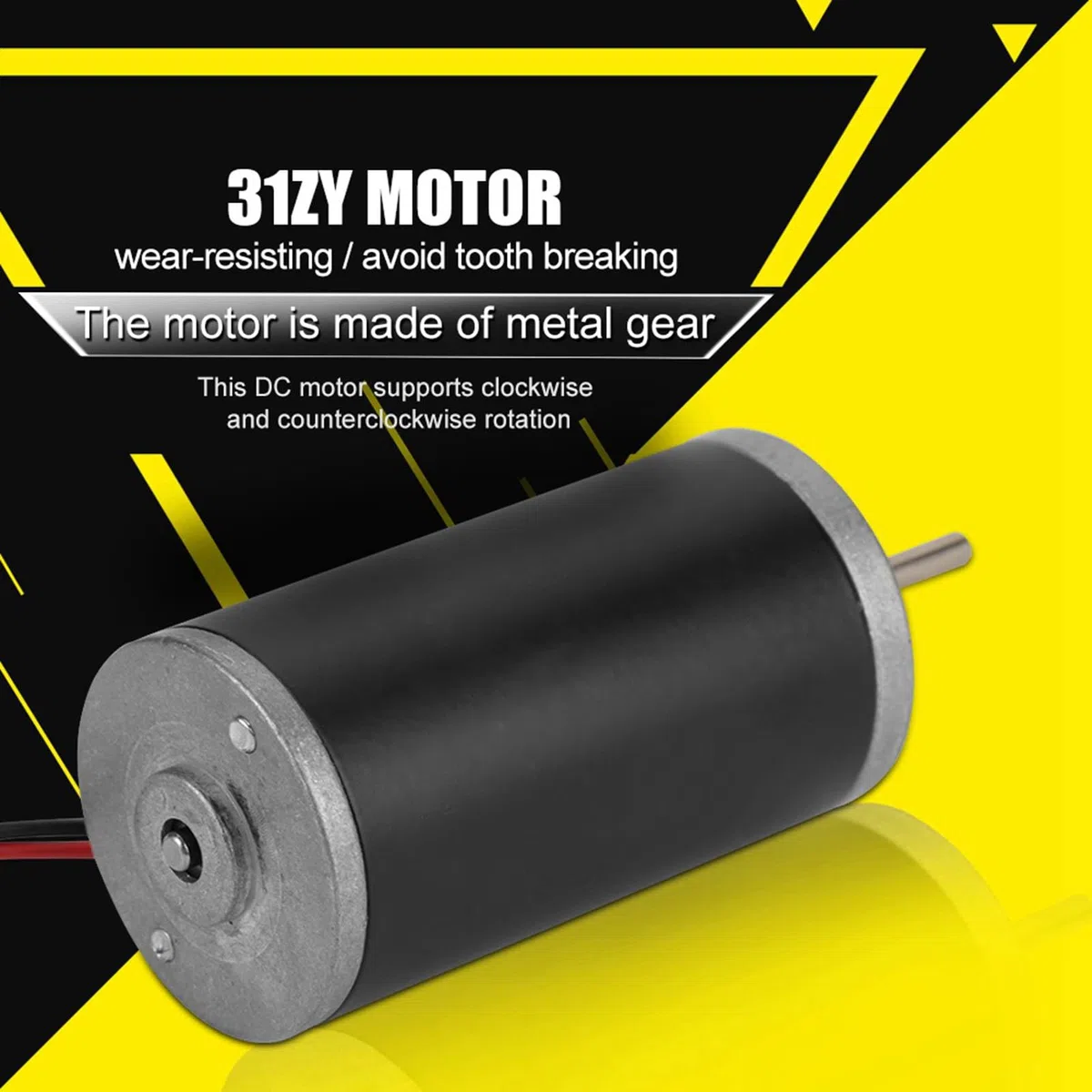 Moteurs à Aimant Permanent, Moteur électrique à Aimant Permanent Brossé, Petit Moteur électrique à Balais Pour Générateur De Bricolage(12v4000 RPM)