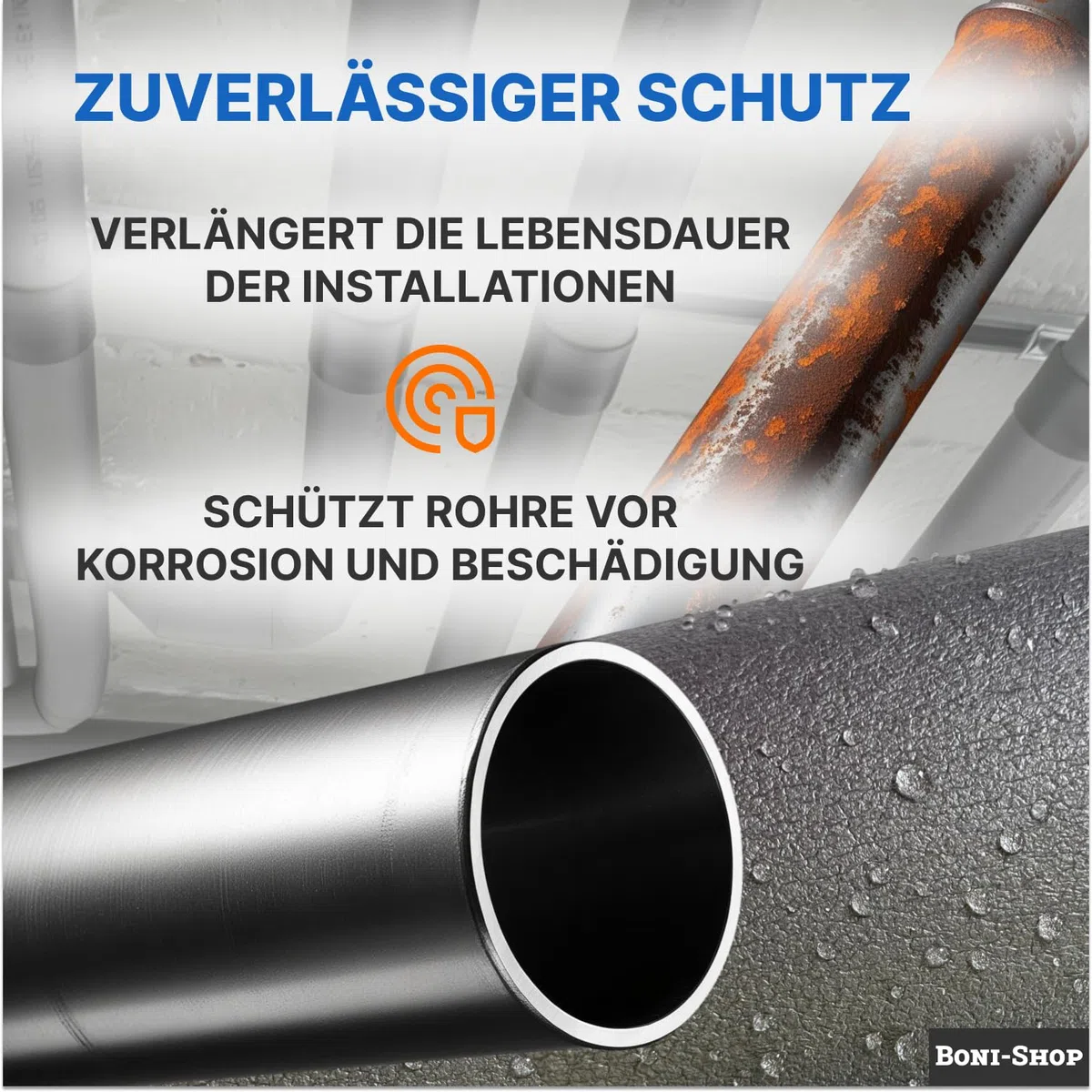 2 m adhésif Isolation du Tube 13 mm Isolation pour Ø12–60 mm Isolation Tuyaux Chauffage. Isolation de Tuyau en Mousse à Cellules Fermées pour Plomberie.