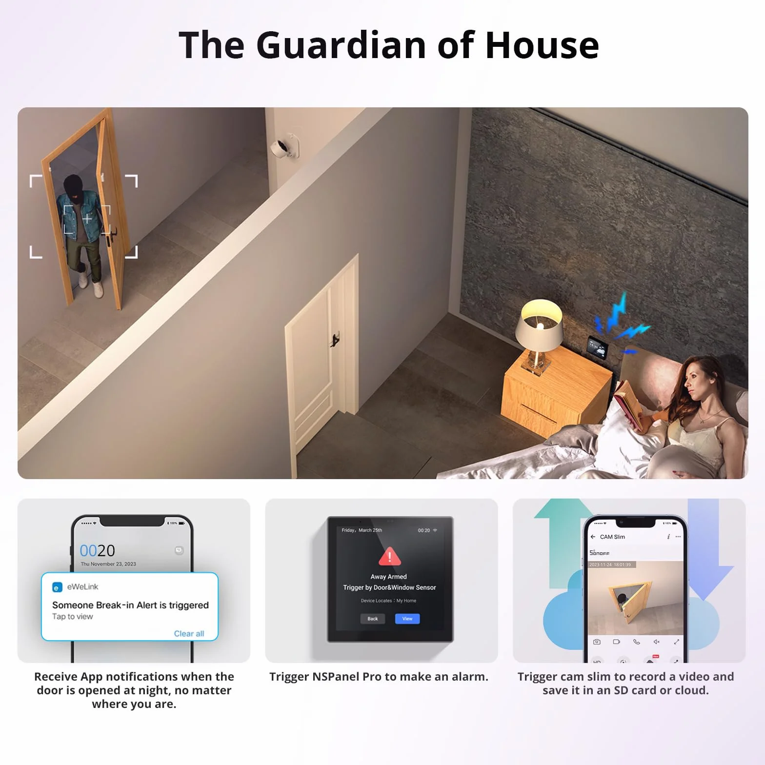 SONOFF SNZB-04P ZigBee Capteur de Porte et Fenêtre sans Fil, Détecteur Ouverture Porte, Alarme Maison sans Fil, Compatible avec Alexa/Google Home, SONOFF Zigbee Hub Requis, Piles Incluses