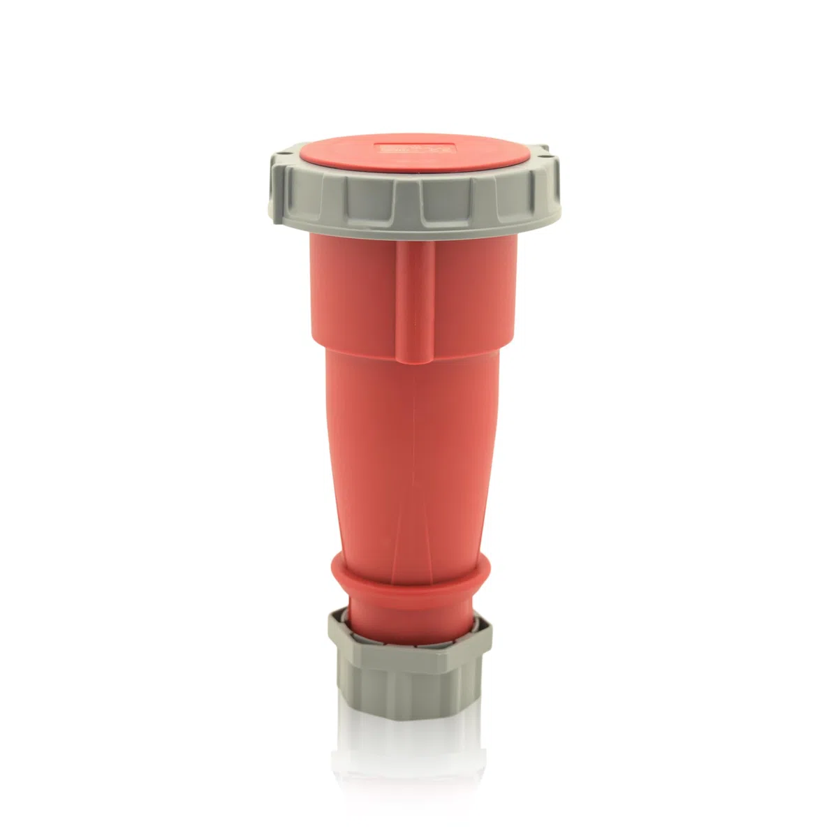 Intratec prise CEE 32A 400V 5 pôles IP67 6h rouge/gris, IEC60309, usage industriel, boîtier de dérivation