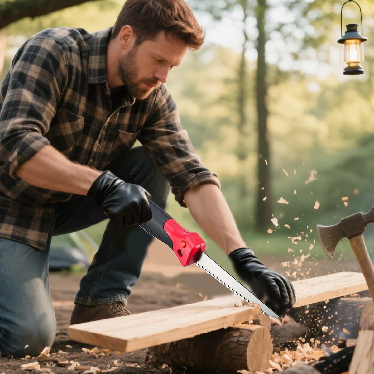 Scie À Placo - Lame 15 cm pour Bois Placage & Cloisons Sèches - Couteau à Cloisons pour Travail du Bois PVC Métal | Pour Jardinage Travail Élagage Plomberie