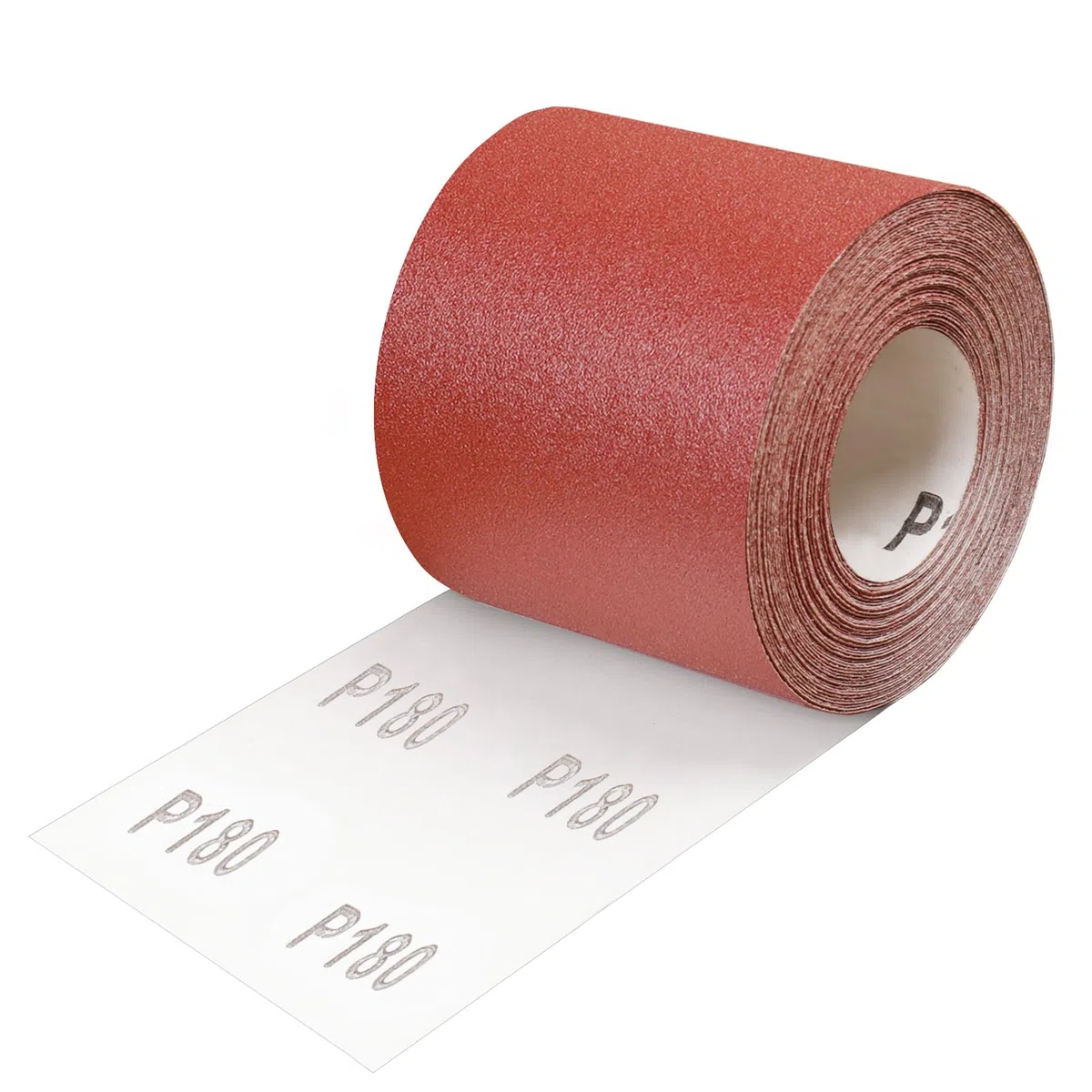 Rouleau de Papier Abrasif Grain 180, 93 mm x 10 m Rouleau Abrasif | pour Ponceuse à Main, Idéal pour Ponçage et Polissage du Métal, Bois, Murs, Peinture et Plastique, Facili da Tagliare.