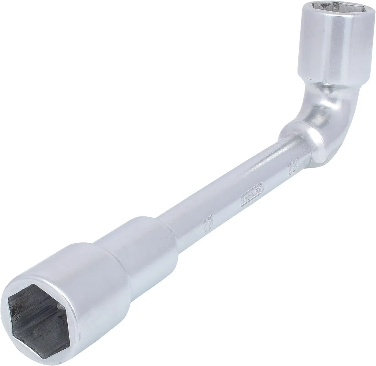 KS Tools - 517.0422 - Clé à pipe débouchée - 22 mm - 6 pans - Finition chromée - Chrome vanadium