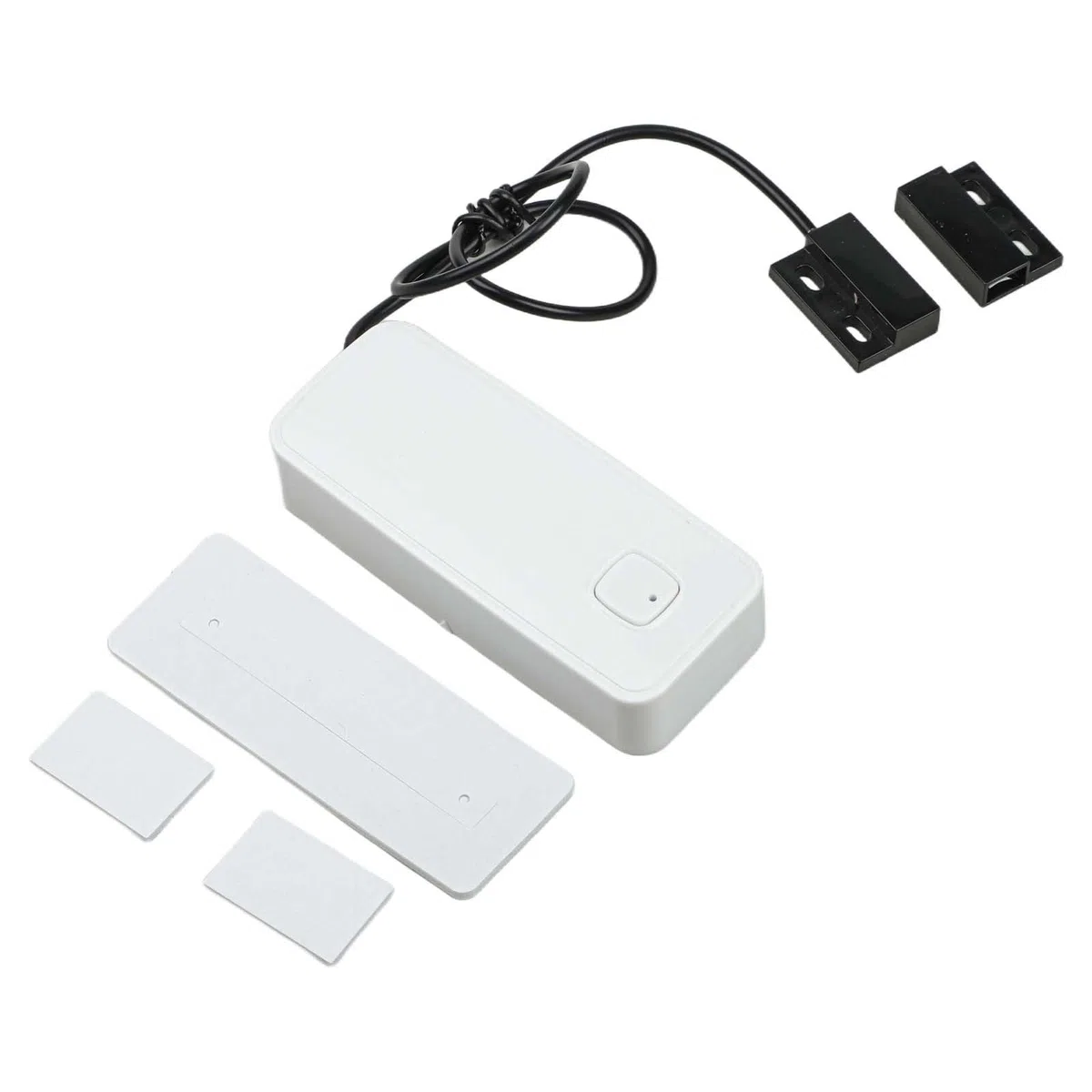 SPORTARC Capteur de porte WiFi, interrupteur d'alarme magnétique intelligent, contrôle par application Tuya, compatible vocal, alerte de batterie faible, sécurité à domicile