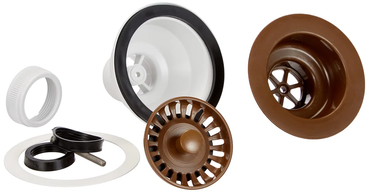 aqualy® – Bonde à panier Bouchon, Couleur Marron