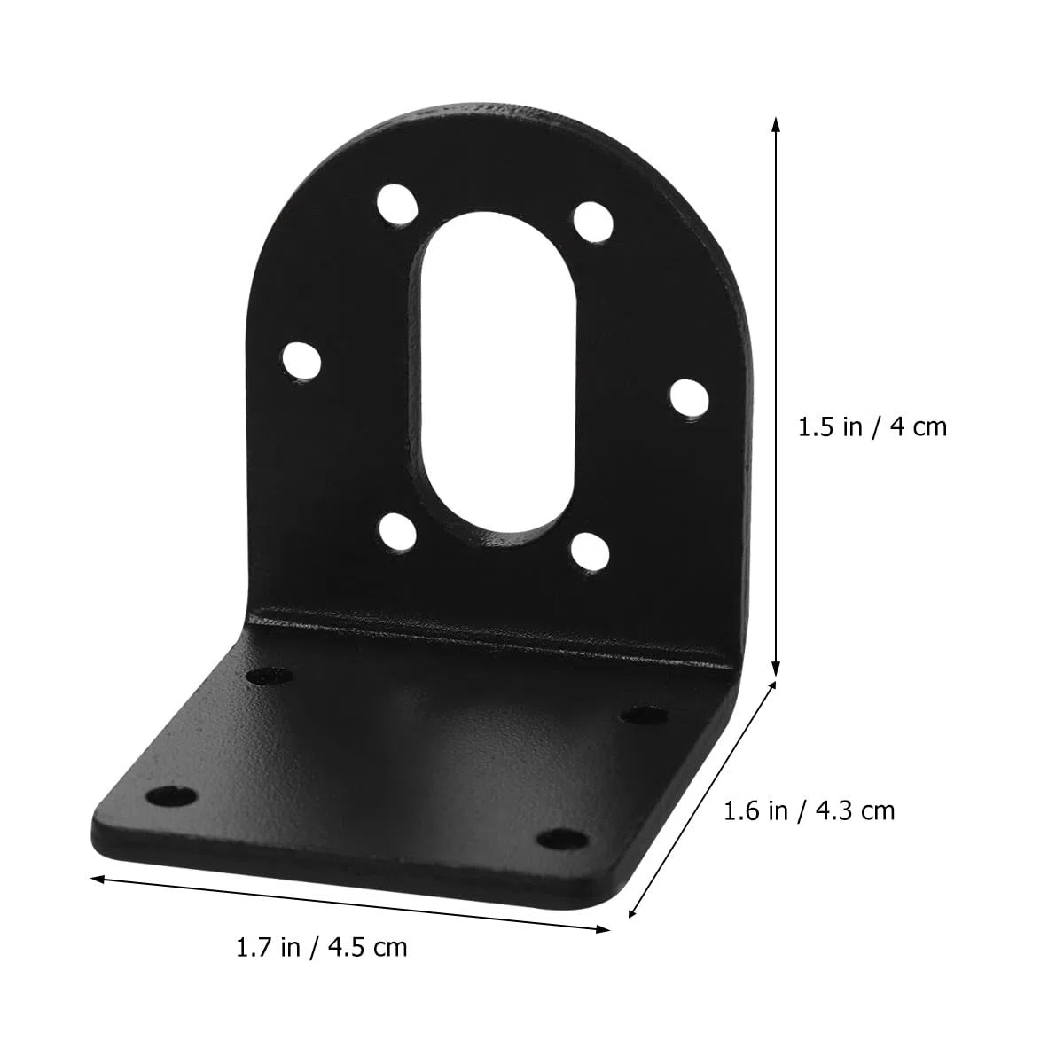 MAGICLULU Support de Montage pour Moteurs à Engrenages 37gb555 37gb520 37gb3530 Fixation Stable Micro Moteur Lot de 4 Pièces Vitesse Industriel