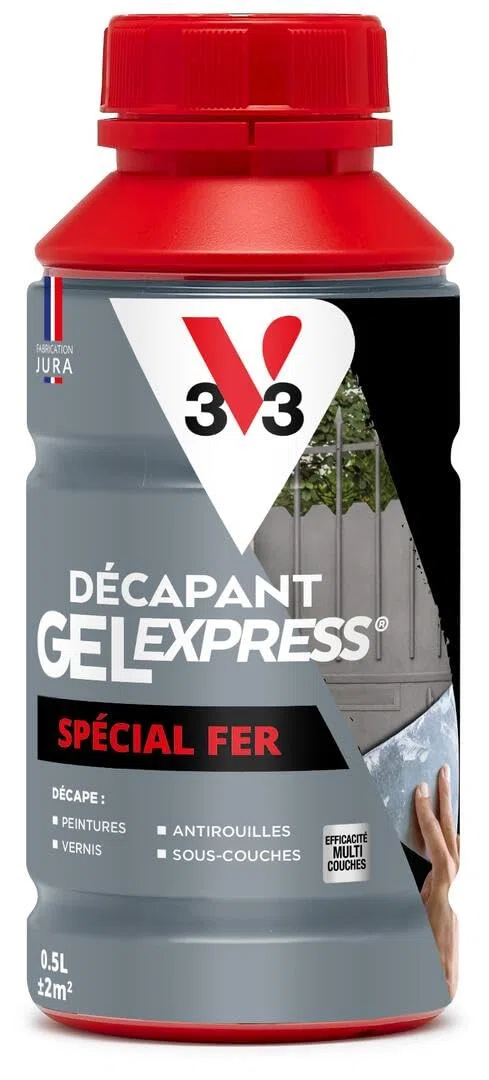 V33 Décapant Gel Express® Spécial Fer 0,5L