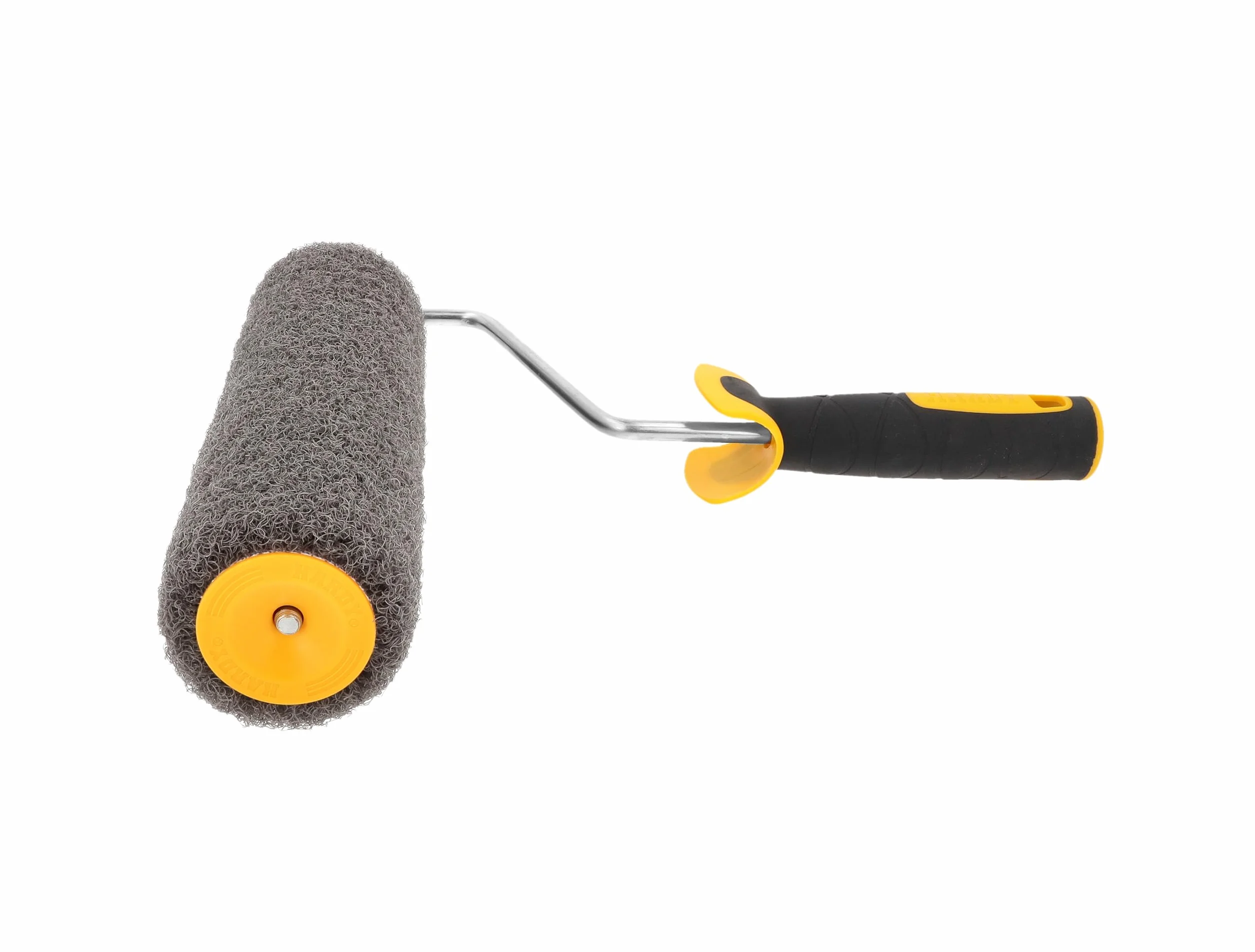HARDY WORKING TOOLS Rouleau pour Mastic 25 cm avec Manche - Spatule à Rouler pour Enduit - Outil de Peinture Murale - pour Appliquer du Mastic et de l'Enduit au Rouleau