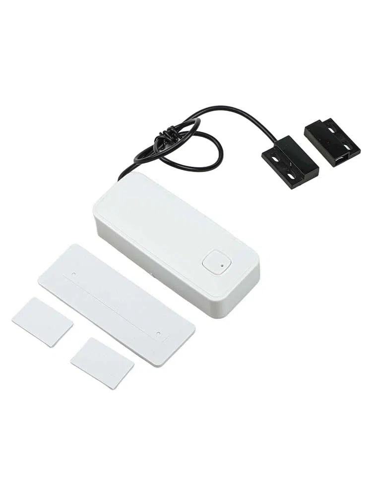 SPORTARC Capteur de porte WiFi, interrupteur d'alarme magnétique intelligent, contrôle par application Tuya, compatible vocal, alerte de batterie faible, sécurité à domicile