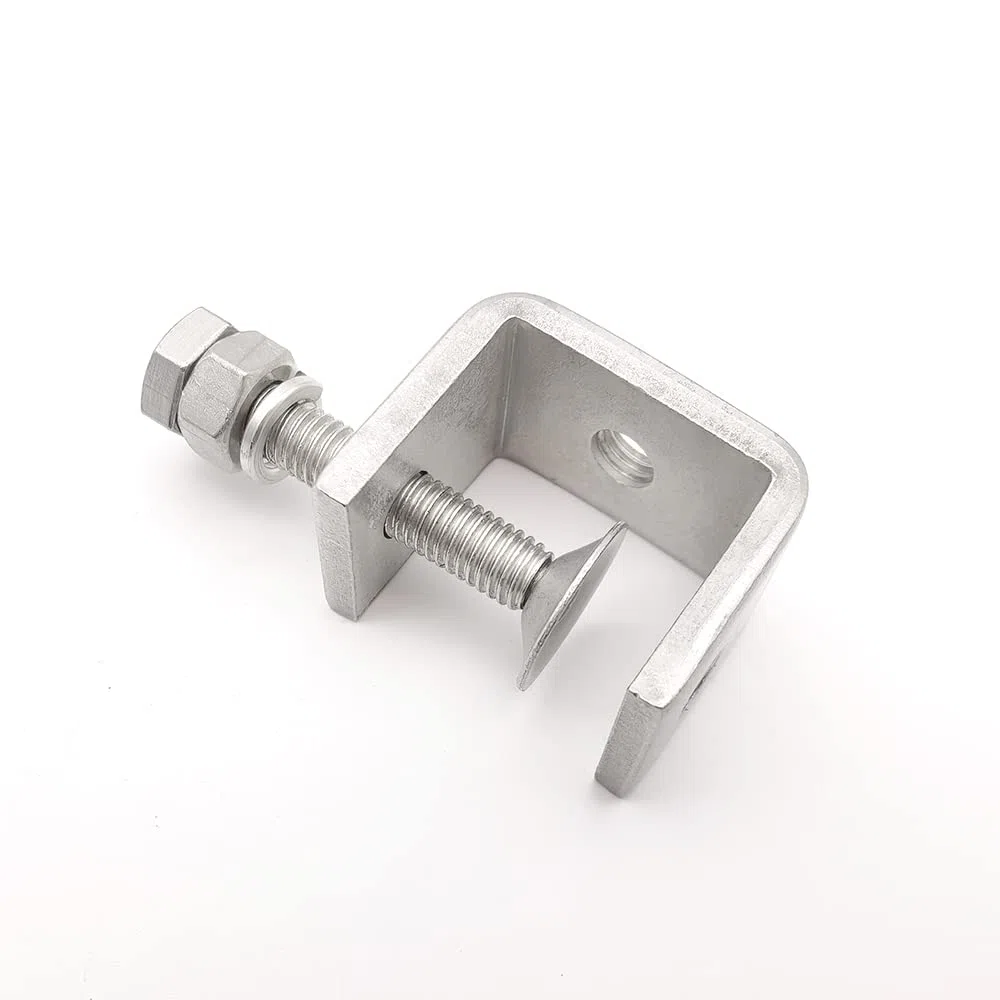Lot de 6 Pinces en C,Pincée de Fixation Tigre Robuste Pince Fixation Travail Bois Pour Le Travail du Bois Pinces de Robust (Argent)