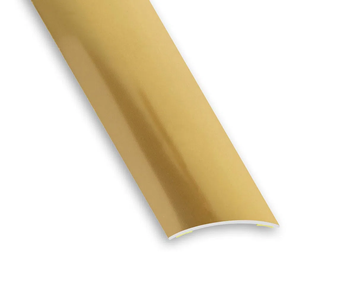 CQFD Barre de Seuil Adhésif Acier Plaque Laiton 30/83 cm