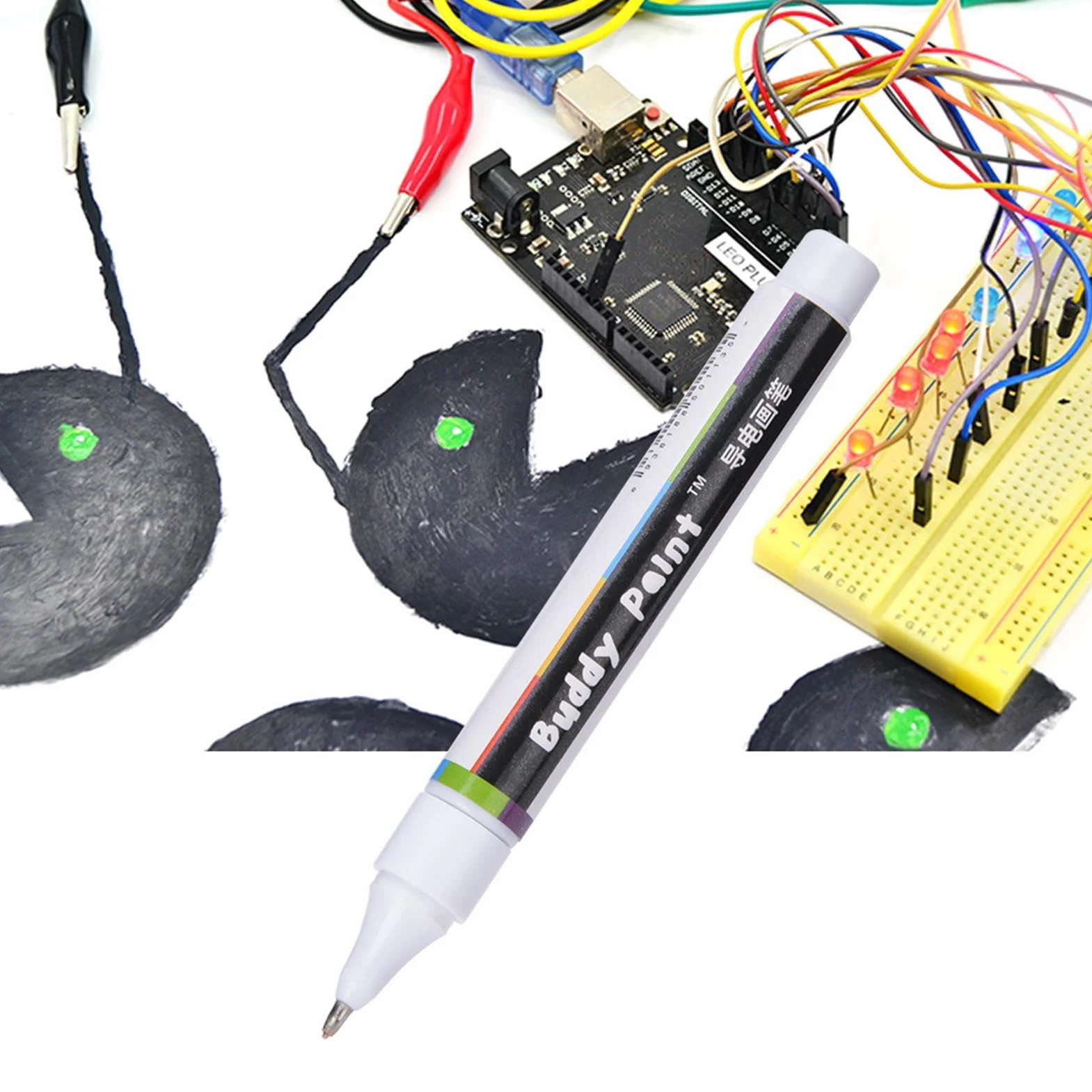 Stylo de Réparation de Carte de Circuit Imprimé de Stylo de Peinture à Encre Conductrice électronique Eujgoov pour la Réparation de Carte de Circuit Imprimé