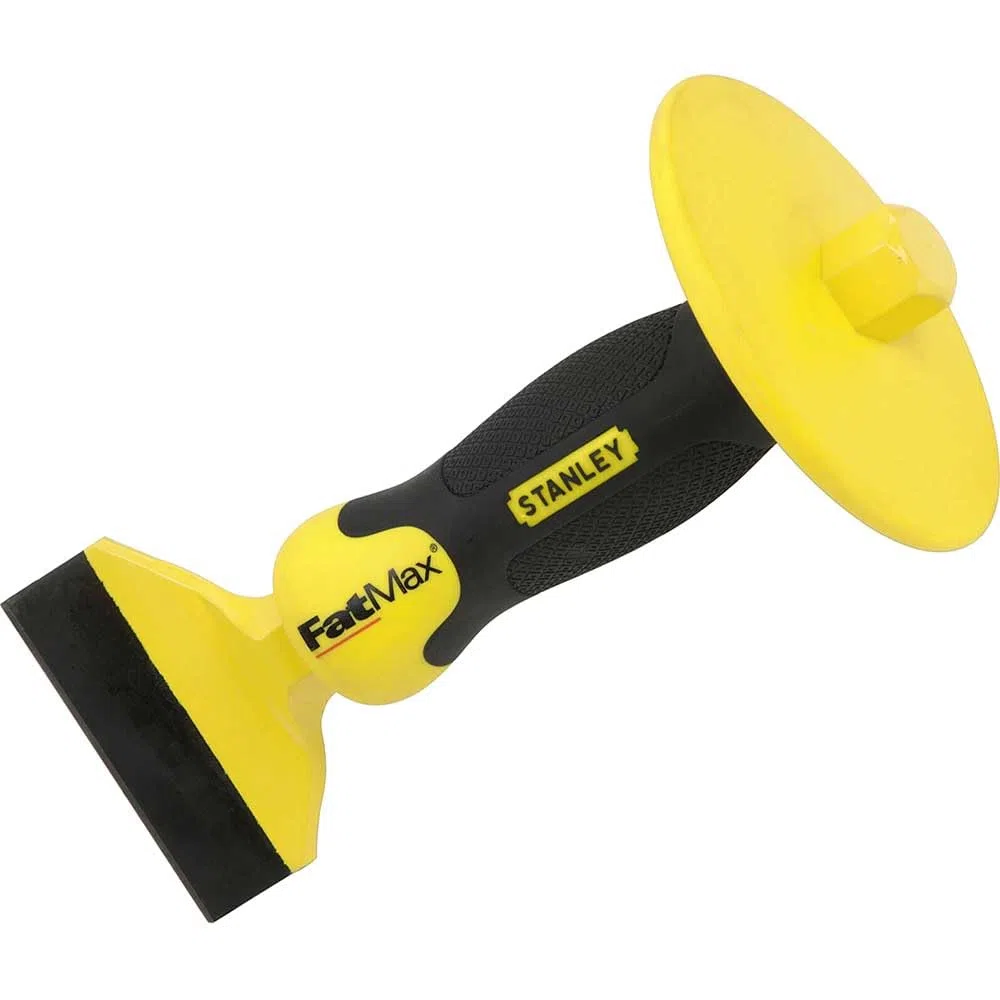 STANLEY 4-18-328 Ciseau À Brique 10 X 10 Mm - Gamme FATMAX - - Acier Chrome Vanadium - Tète Parabolique- Poignée Bi Matière Pour Plus De Confort - Protège Main