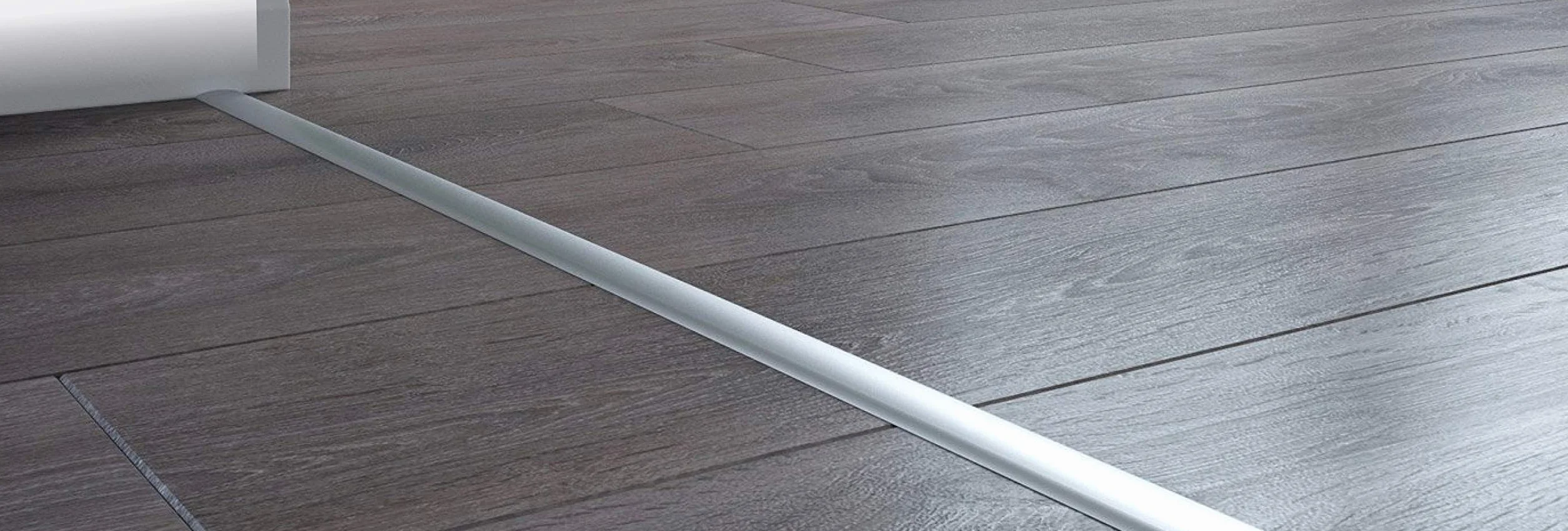 CQFD Barre de Seuil Adhésif Acier Plaque Laiton 30/83 cm