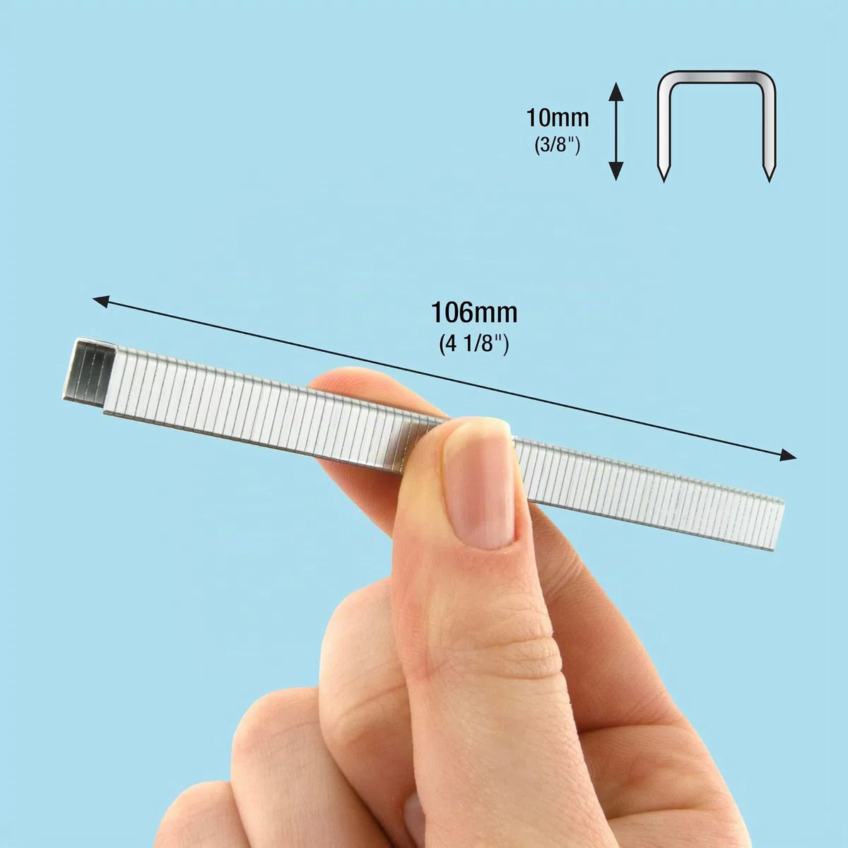 Tacwise 1217 Agrafes Professionnelles en Acier Inoxydable de Type 140/10mm, Lot de 2000