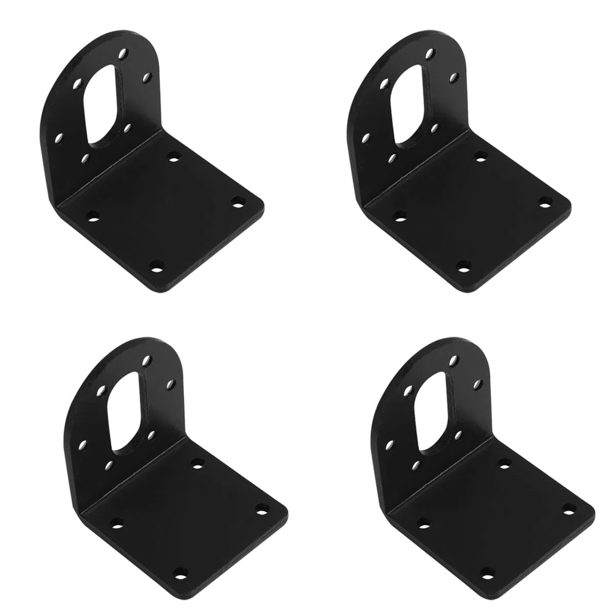 MAGICLULU Support de Montage pour Moteurs à Engrenages 37gb555 37gb520 37gb3530 Fixation Stable Micro Moteur Lot de 4 Pièces Vitesse Industriel