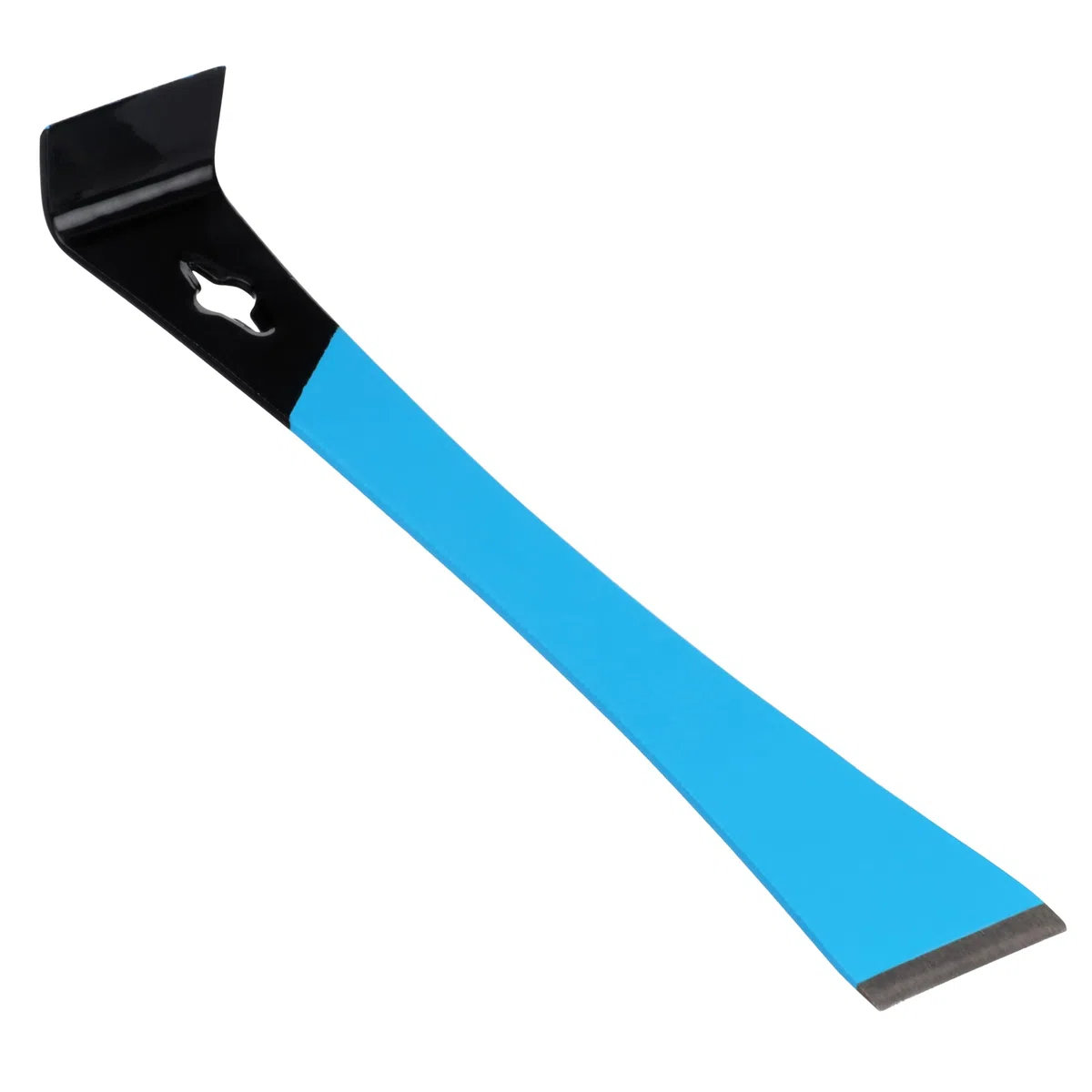 OX Pro Handy Bar 240 mm, levier en acier forgé robuste avec extracteur de clous, grattoir et bord ciselé pour démolition, retrait de garniture et levier de précision – OX-P095401