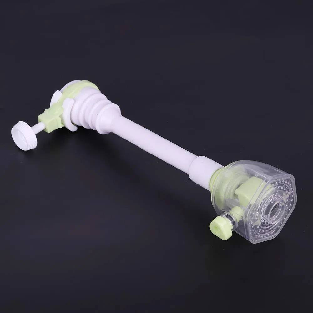 Rallonge de robinet économiseur d'eau rallonge de robinet de cuisine anti-éclaboussures (vert 18 cm)