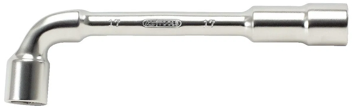 KS Tools - 517.0422 - Clé à pipe débouchée - 22 mm - 6 pans - Finition chromée - Chrome vanadium